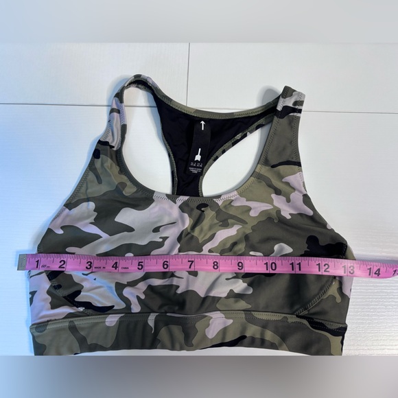 The Upside Pink Camo Racerback Sports Bra Size 6 - Picture 5 of 6